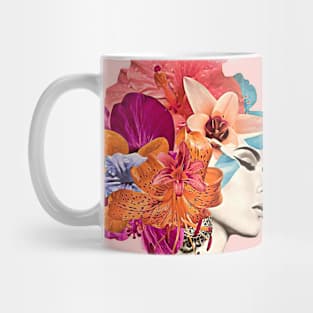 Pink Flower  woman Mug